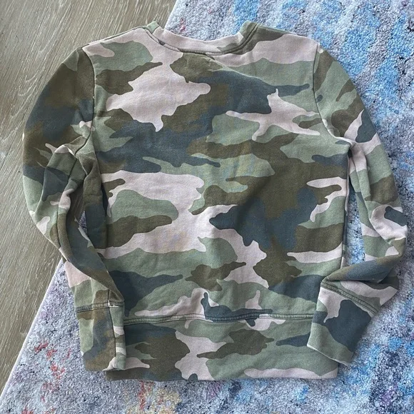 Madewell Crewneck Sweatshirt in Cottontail Camo - Picture 3 of 4